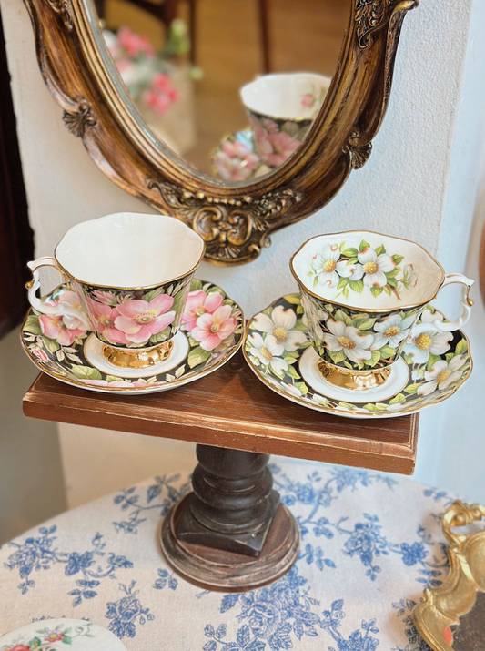 Set tách hoạ tiết hoa - Royal Albert Provincial Flowers