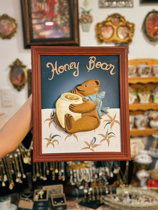 Khung tranh Honey Bear đáng yêu ✨