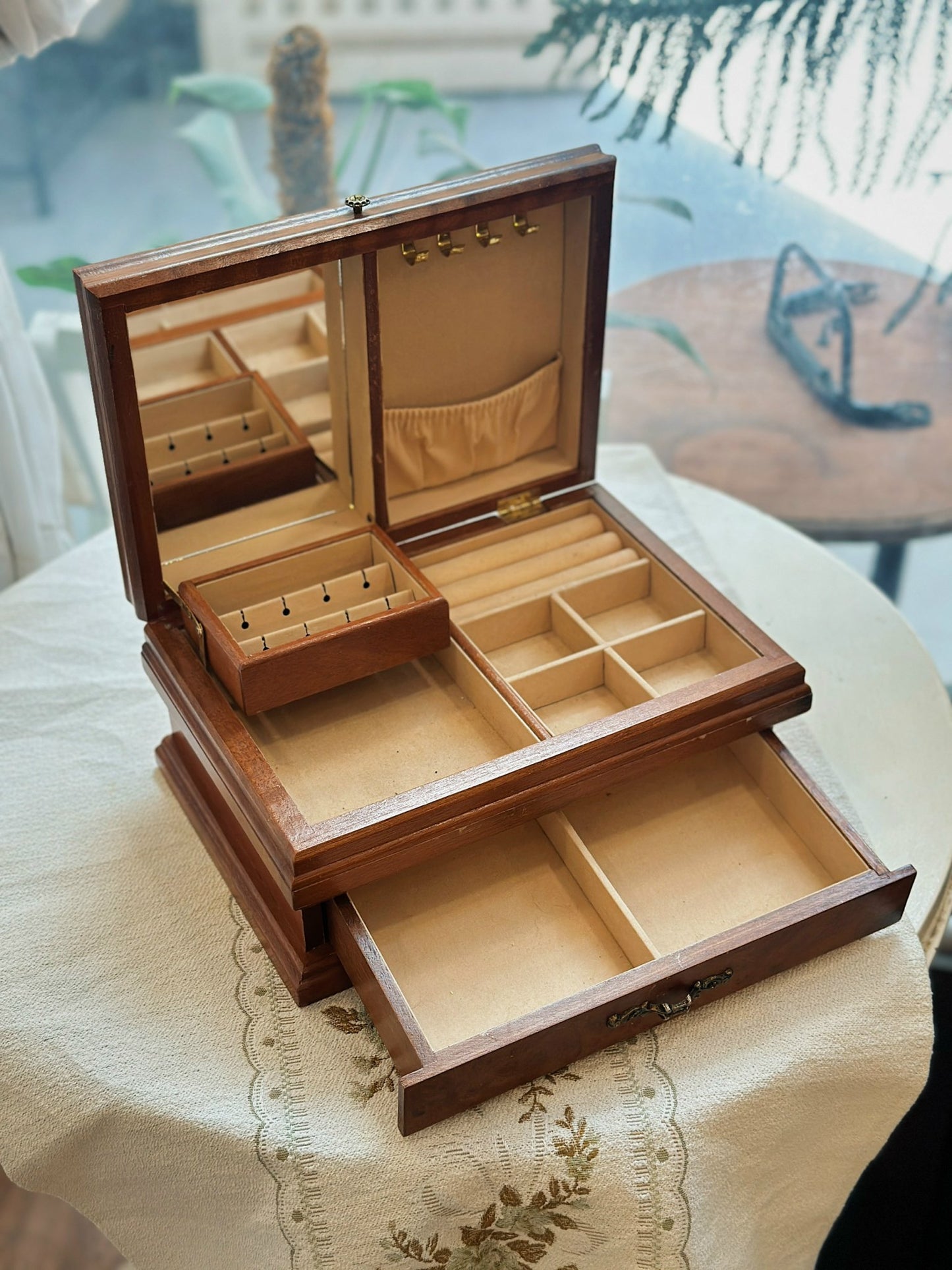 Classic Wooden Jewelry Box