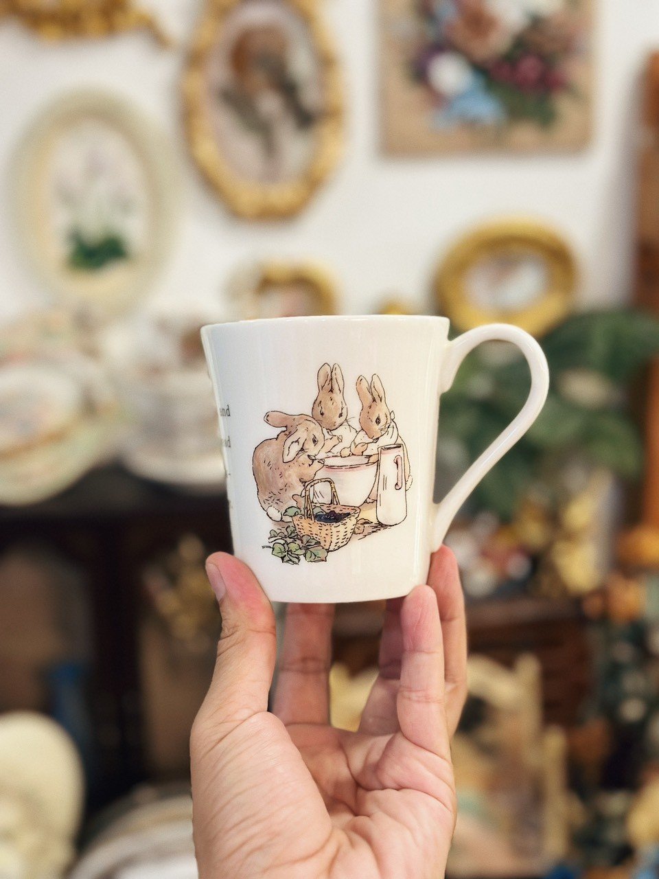 Ly gốm sứ họa tiết Peter Rabbit ✨