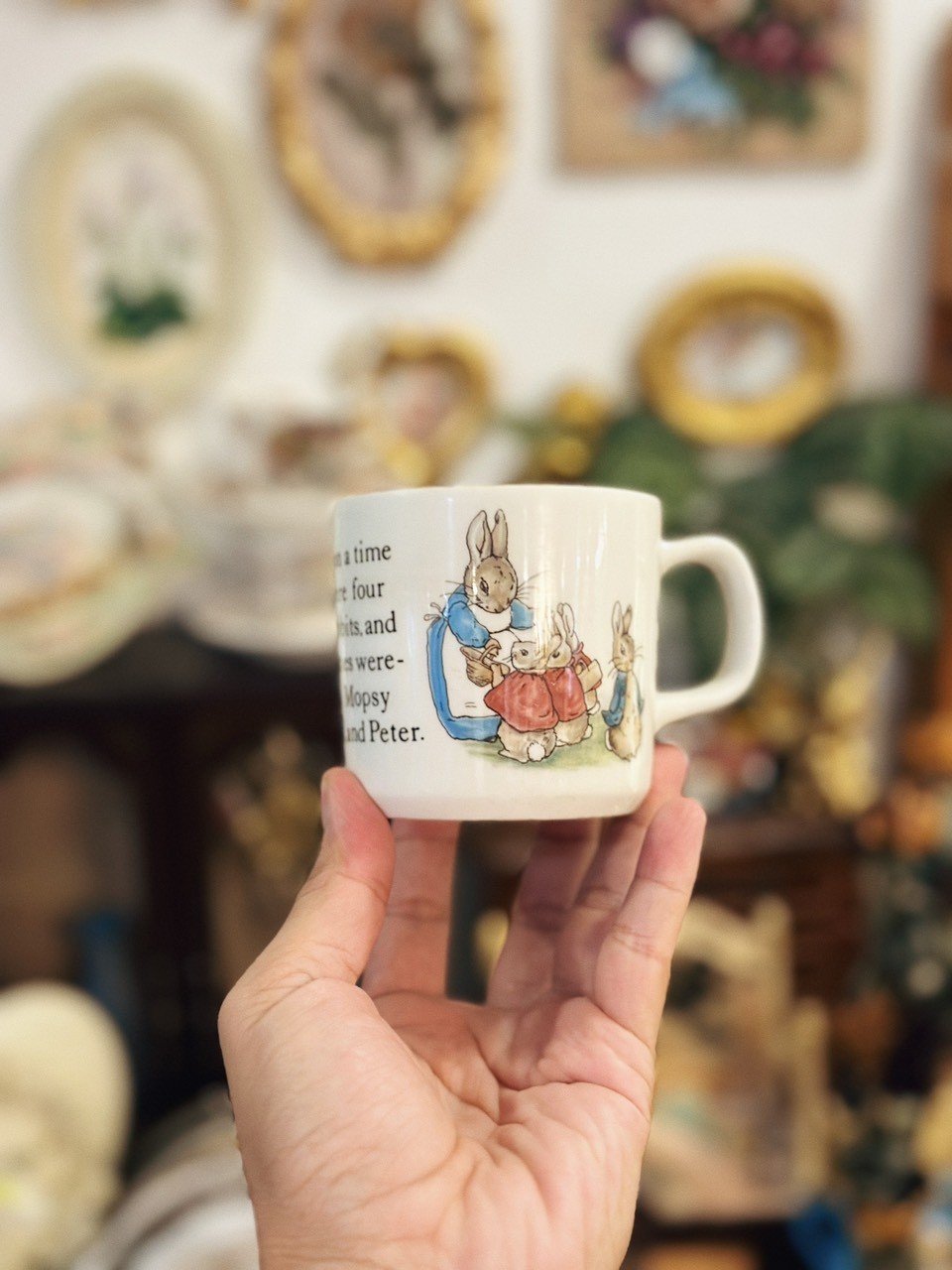 Ly gốm sứ họa tiết Peter Rabbit ✨