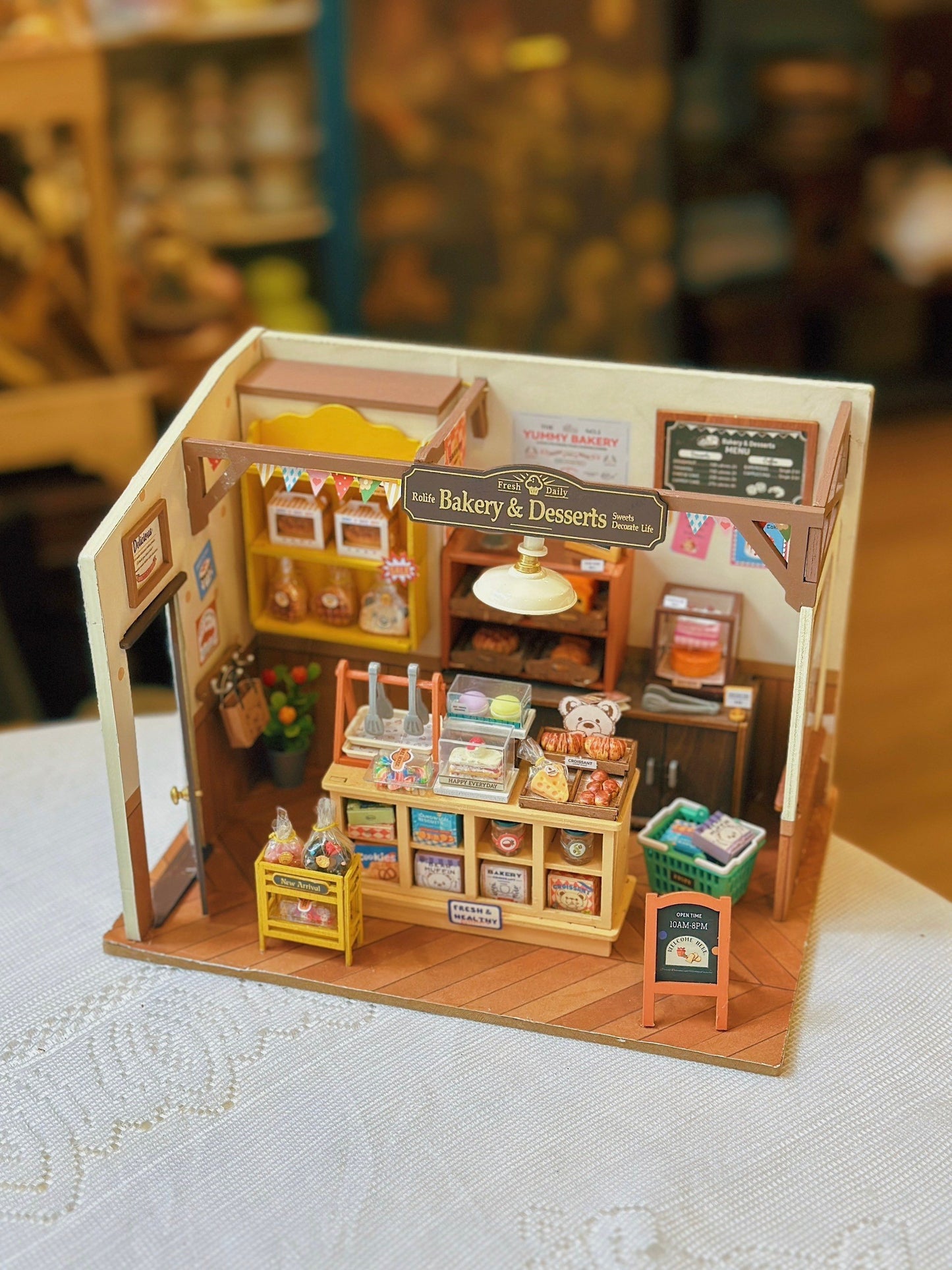 Mô hình nhà gỗ tiệm bánh xinh xắn ✨ Miniature Room Box