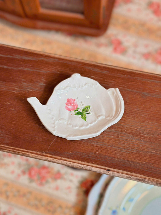Dĩa đựng túi trà/ bã trà vintage