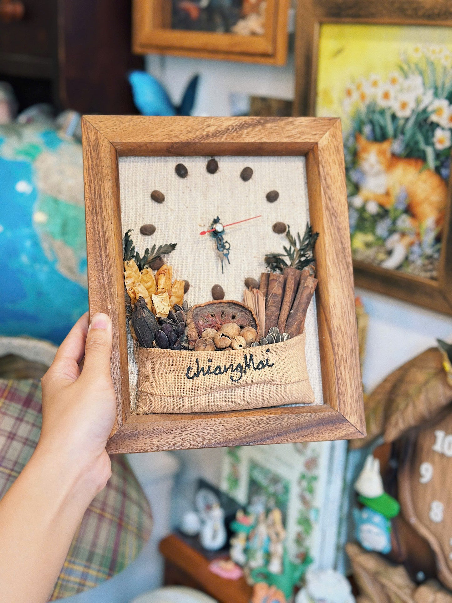 Vintage Wooden Clock