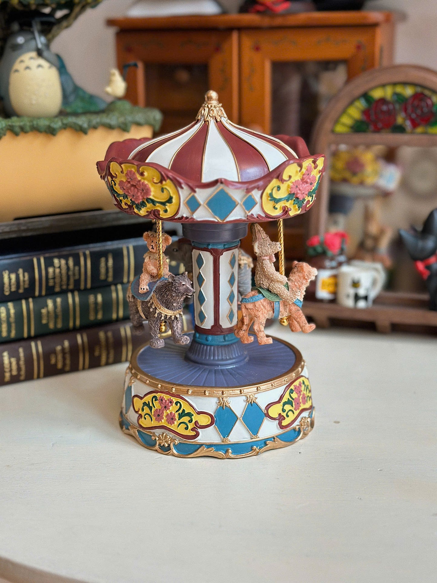 Teddy Bear Carousel Music Box