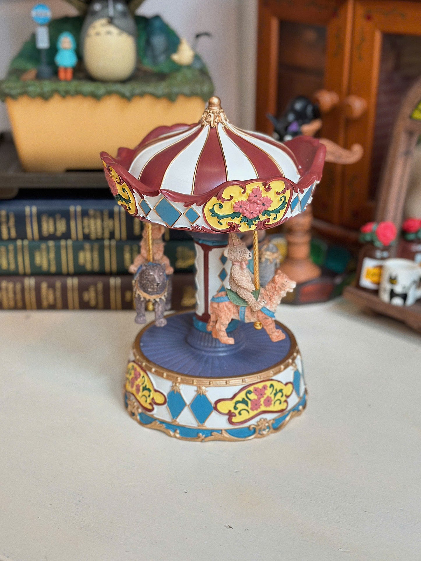 Teddy Bear Carousel Music Box