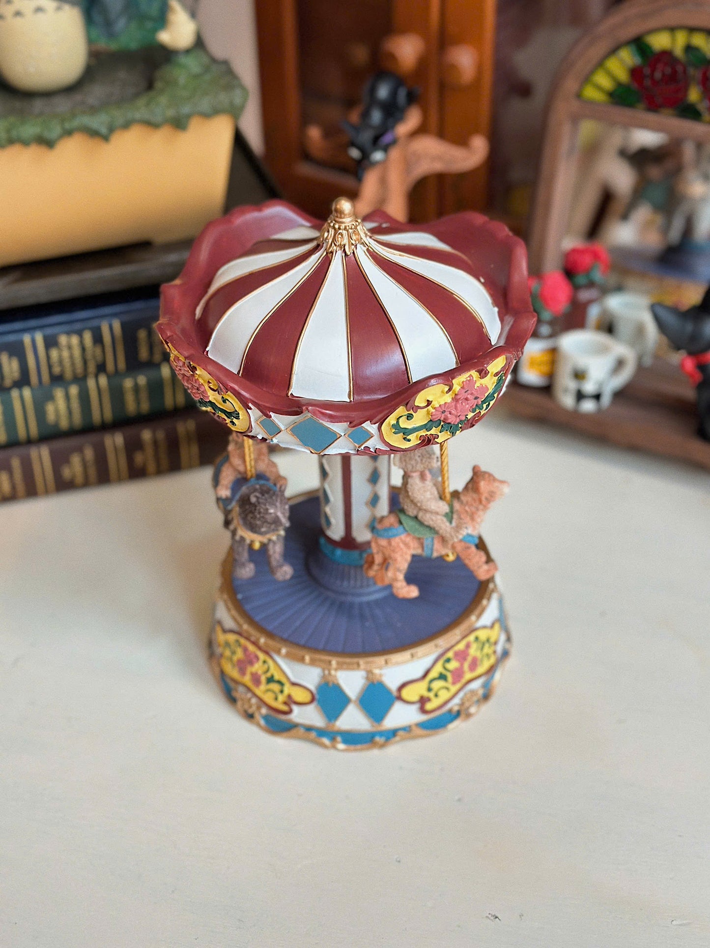 Teddy Bear Carousel Music Box