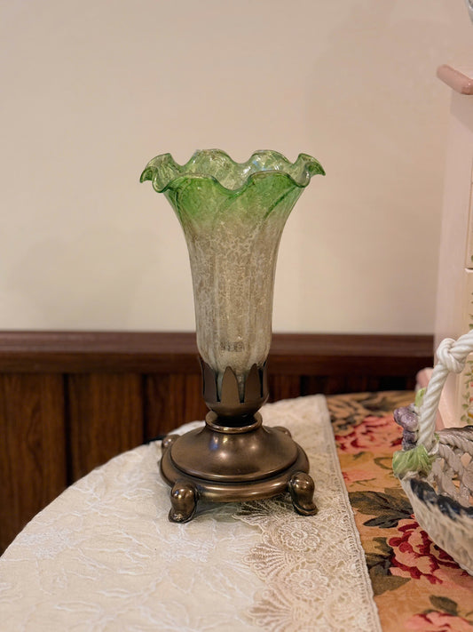 Vintage Ombre Glass Table Lamp - Made in Japan