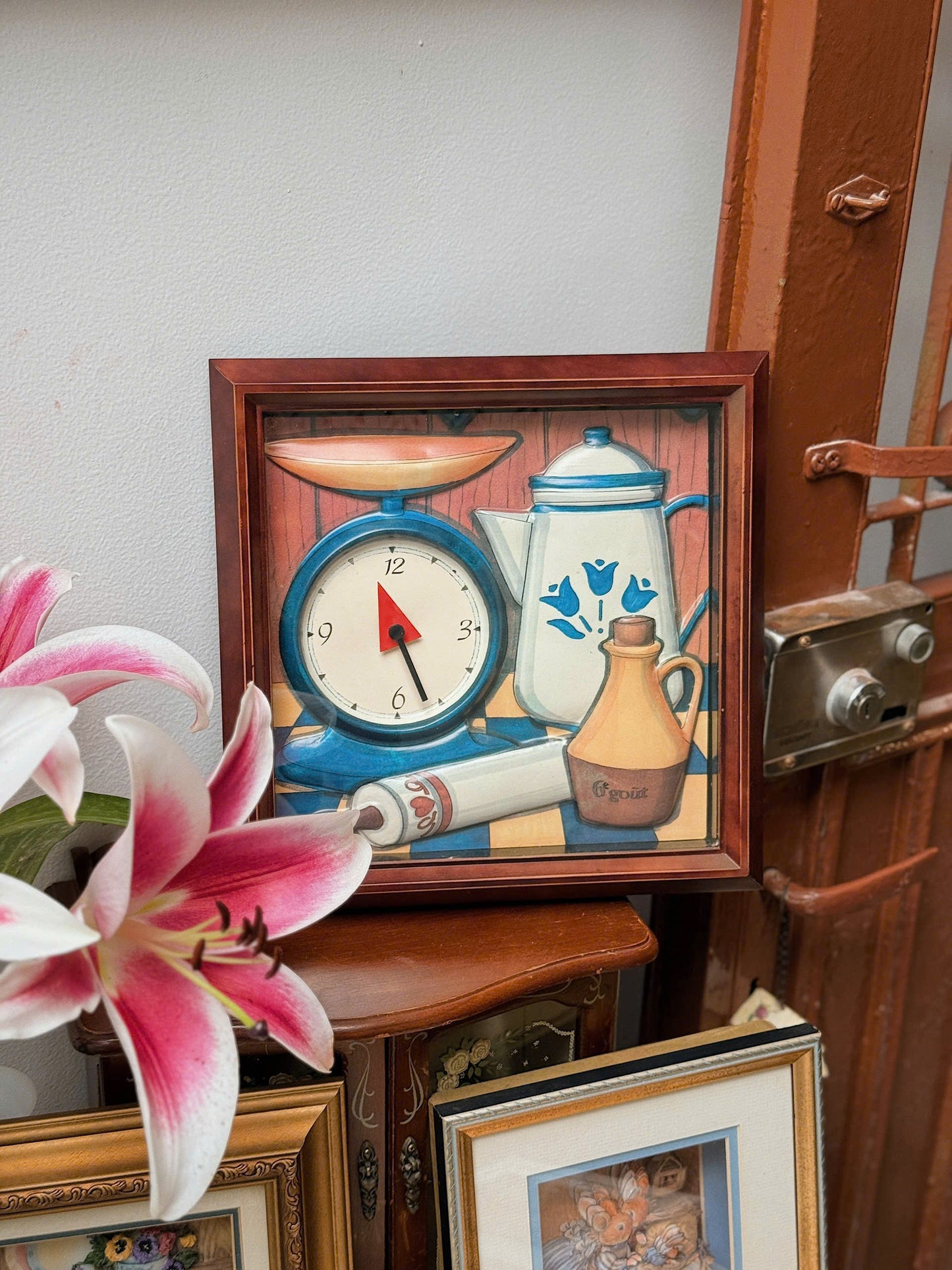 Vintage Kitchen Tool Wall Clock - TOCHIGI TOKEI