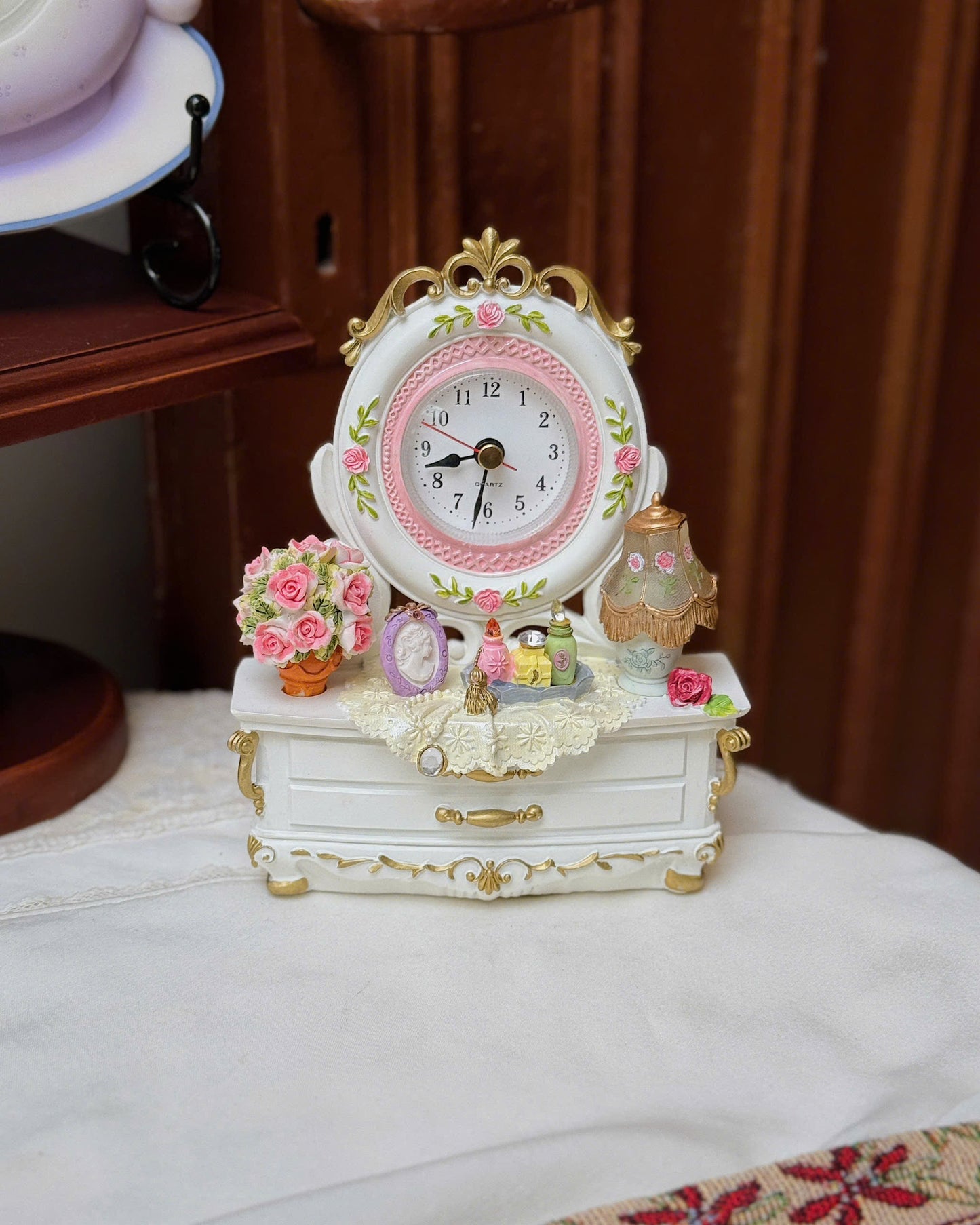 Vintage Dressing Table Clock