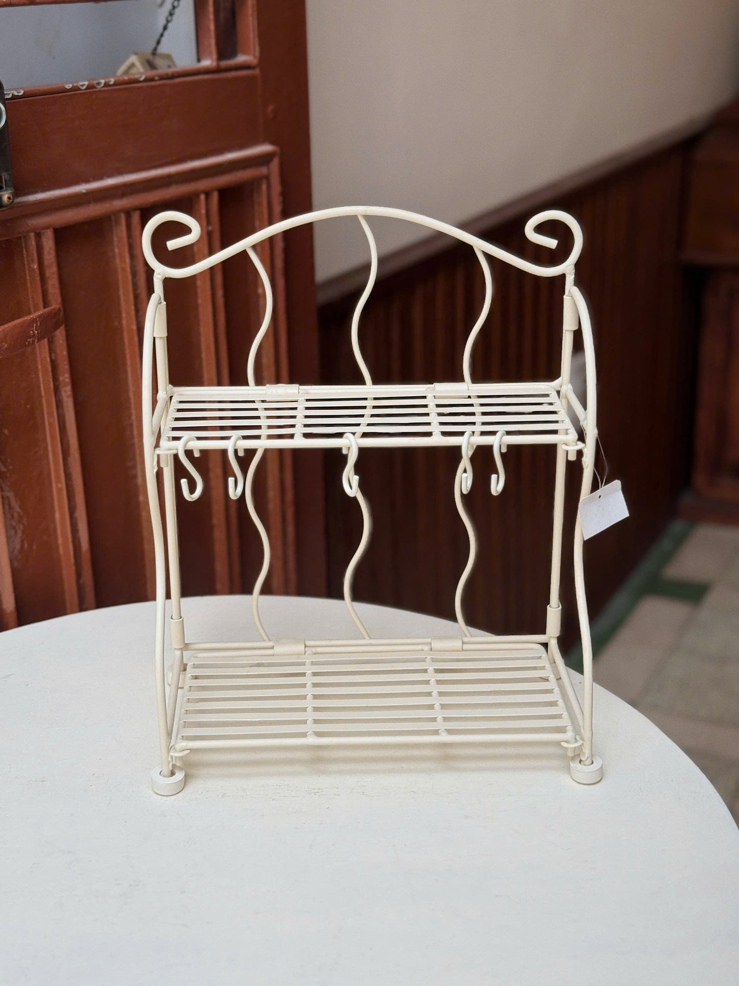 Vintage Foldable Wire Shelf