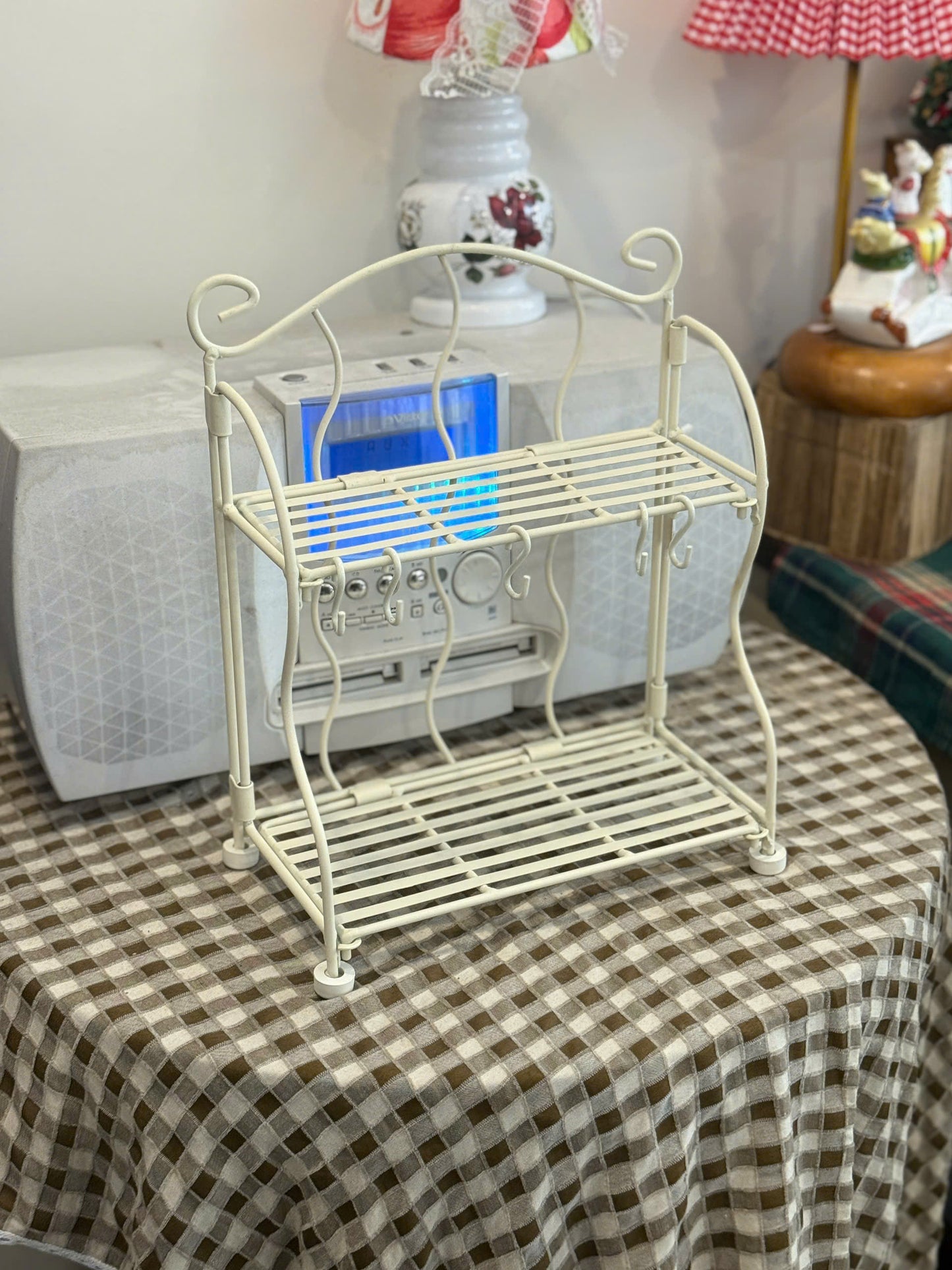 Vintage Foldable Wire Shelf