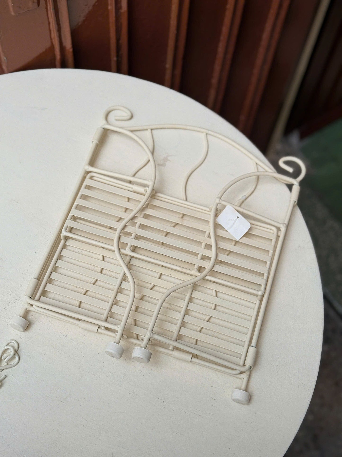 Vintage Foldable Wire Shelf