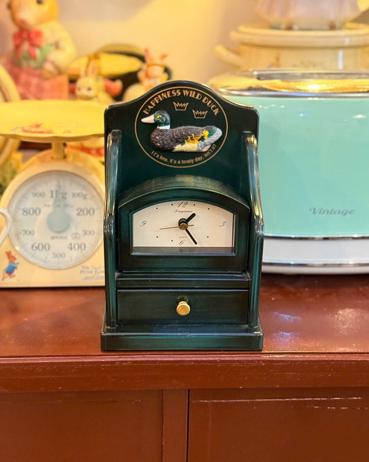Wild Duck Vintage Table Clock
