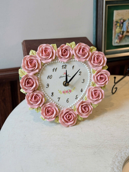 Rosie Heart Shaped Clock