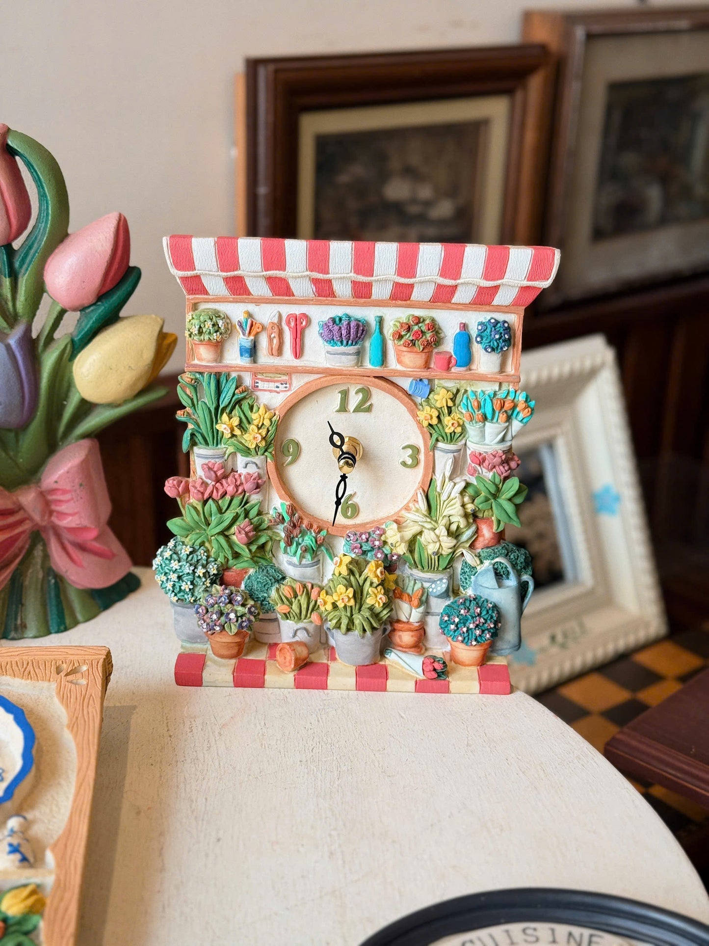 Little Flower Garden Clock