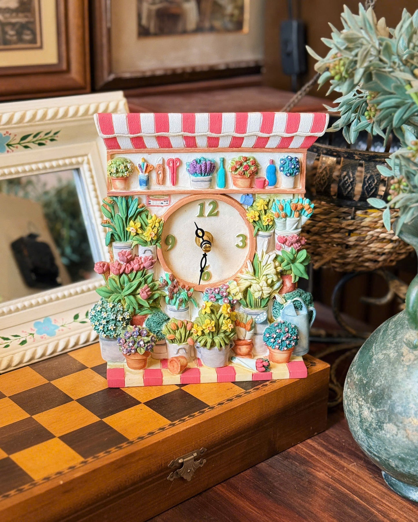 Little Flower Garden Clock