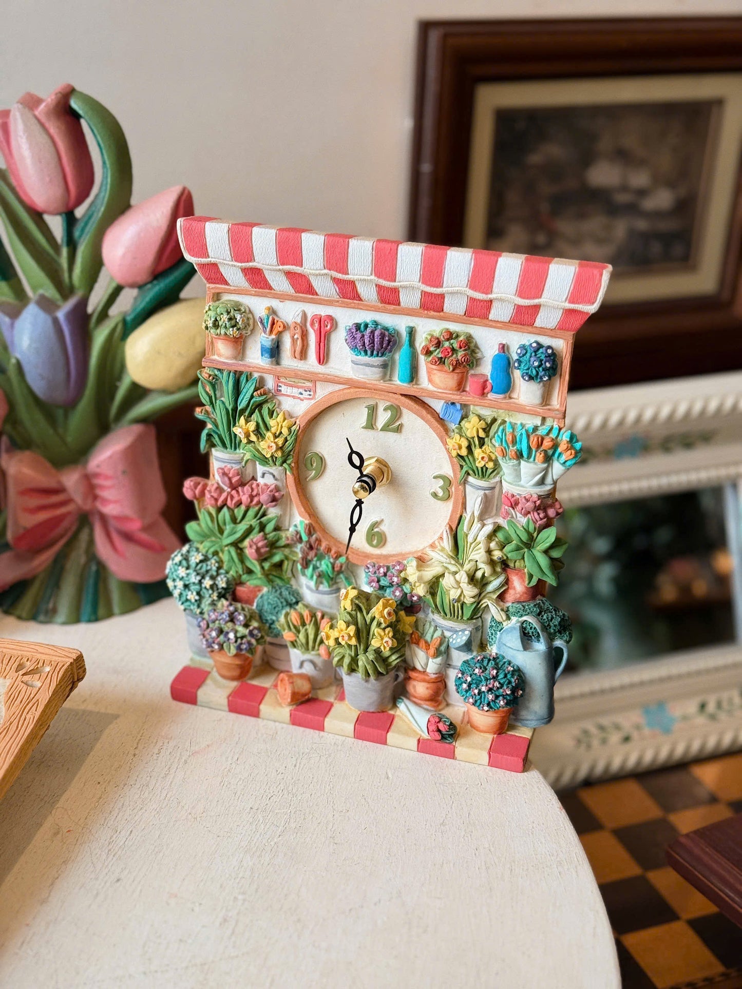 Little Flower Garden Clock