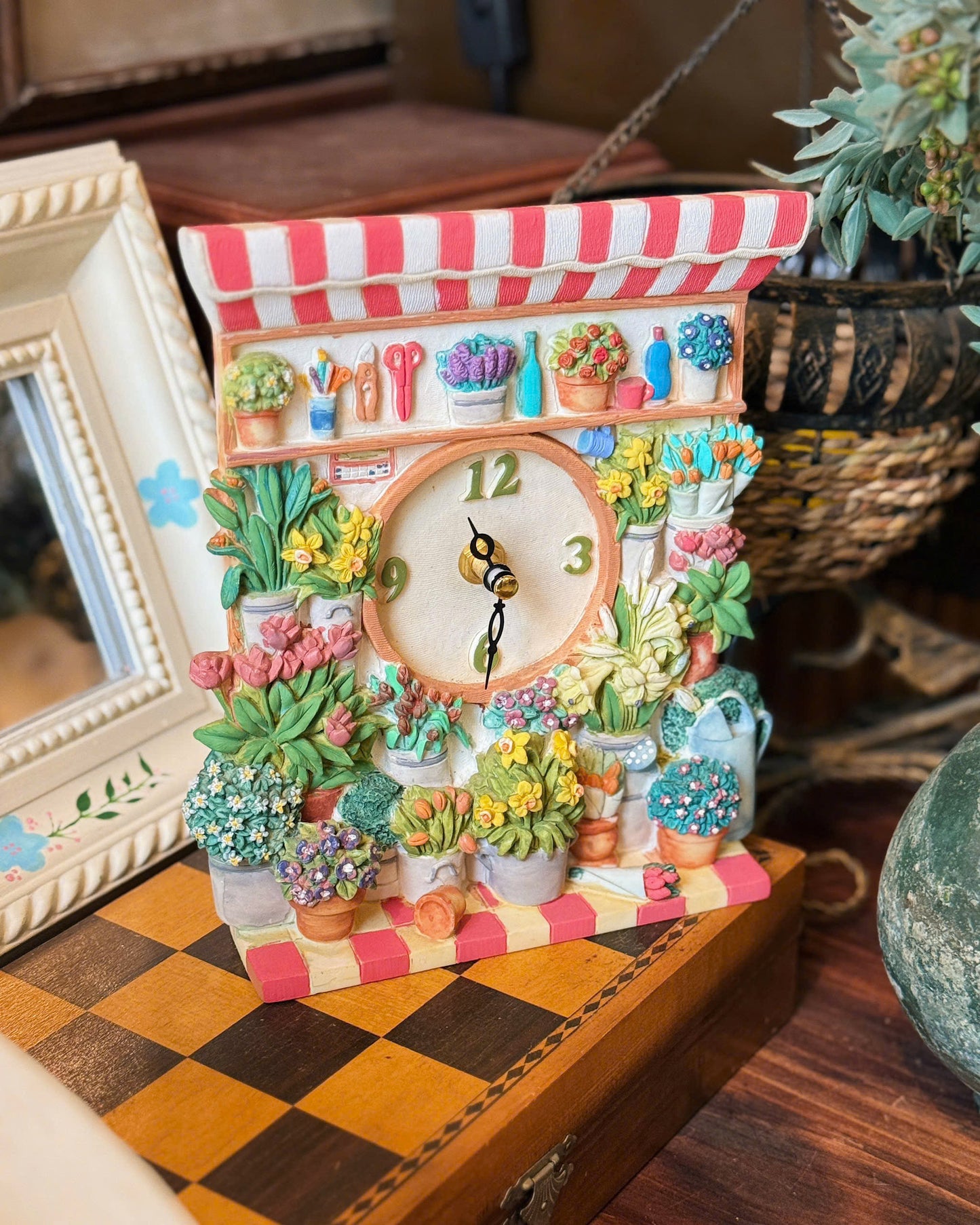 Little Flower Garden Clock