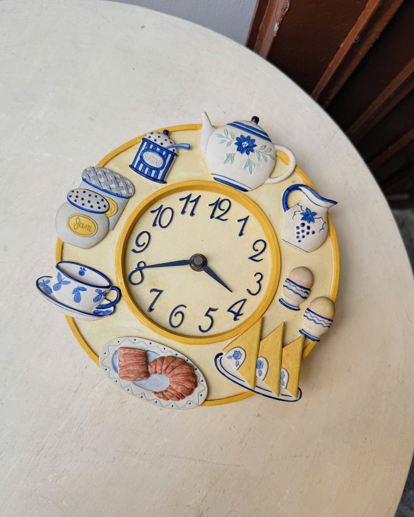 Vintage Tea Party Clock