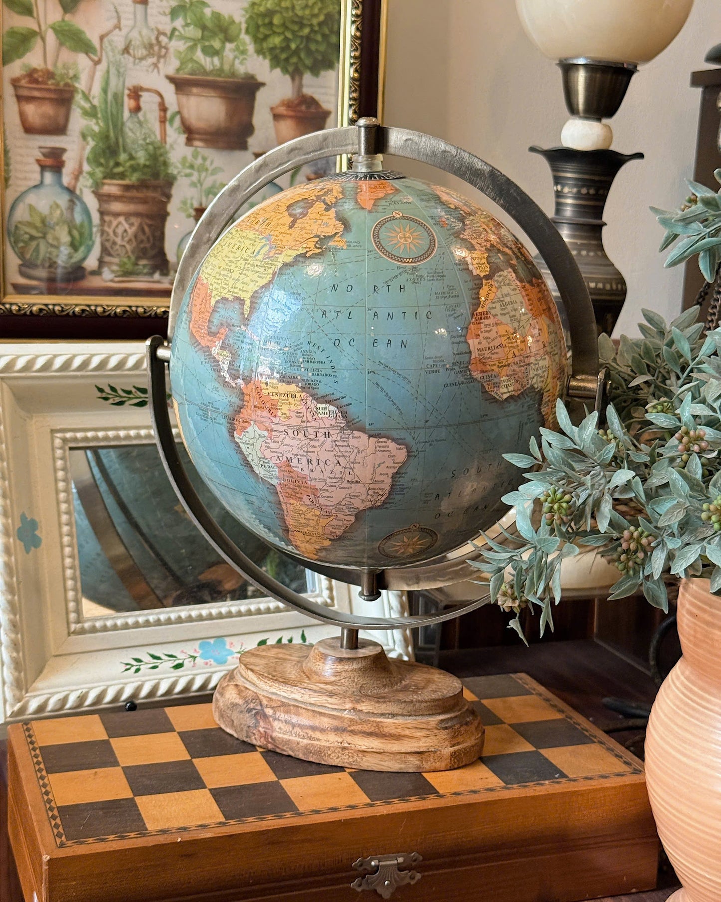 Sunburst Globe Atlas