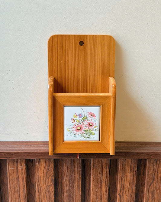 Rustic Wood Floral Box