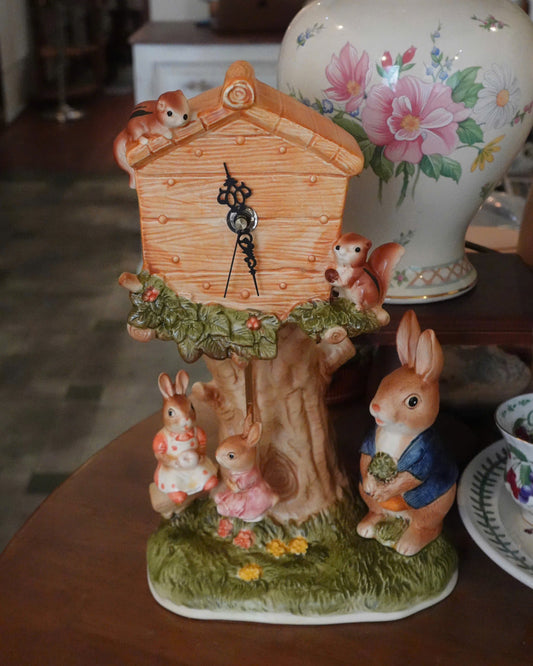 Fairy Tale Rabbit House Clock